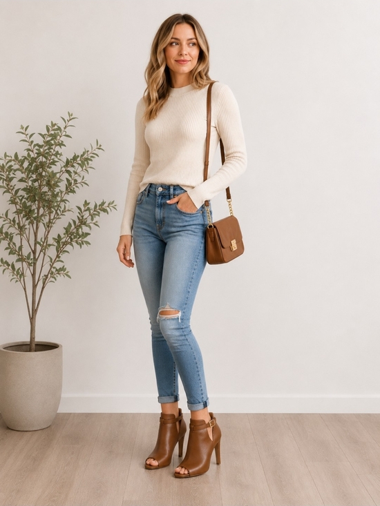 Michael Kors Shoes - Michael Kors Brown Open-Toe Heeled Booties